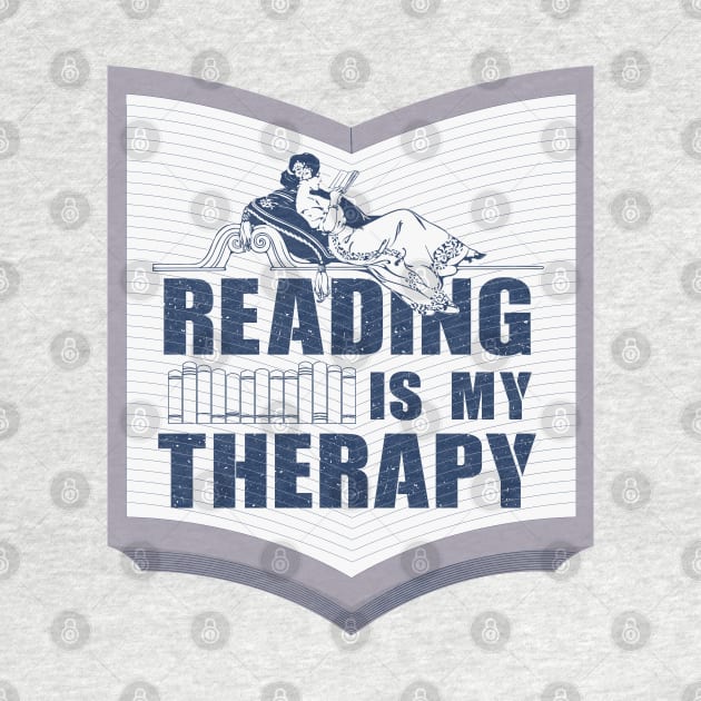 Reading is My therapy by FunawayHit